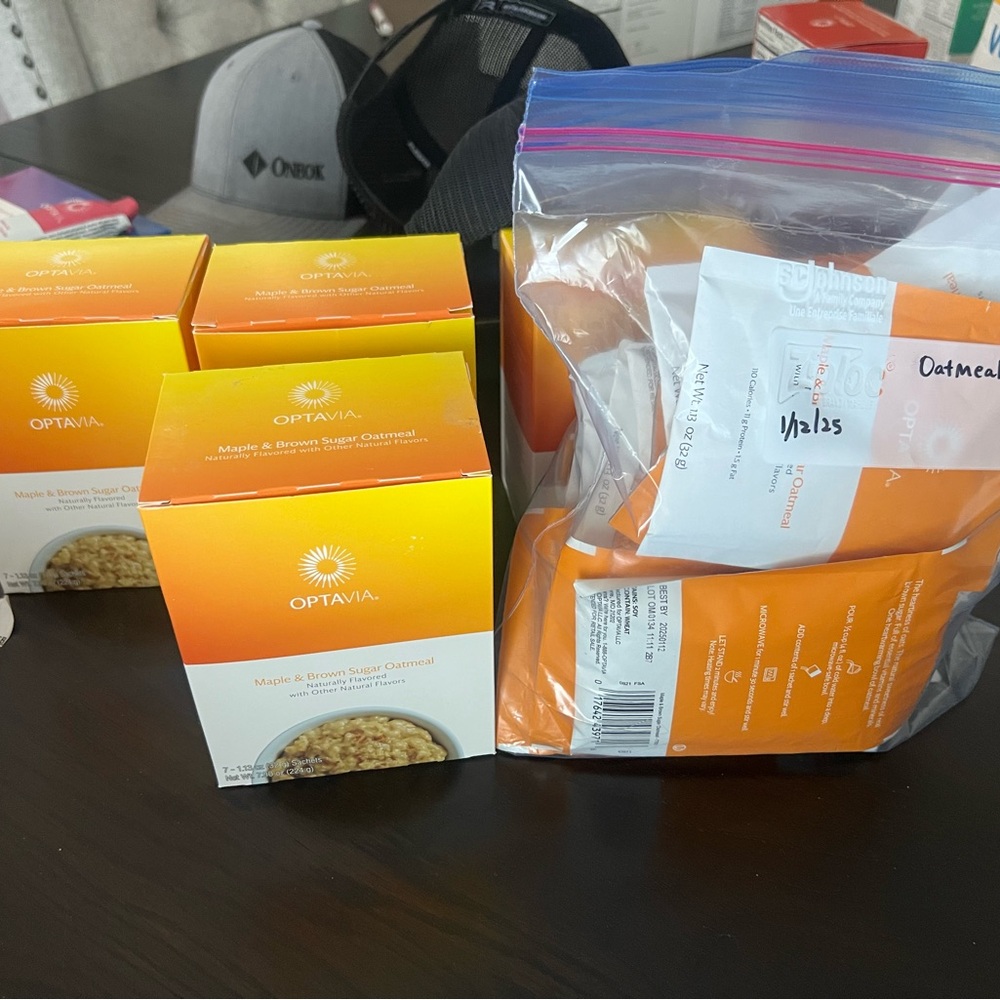 Optavia Maple & Brown Sugar Oatmeal Packets